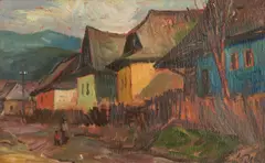 Jozef Fabini, Popoludnie, 1963, Olej na kartóne