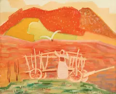Miloš Alexander Bazovský, Z Lúžnej, 1938, Olej na kartóne