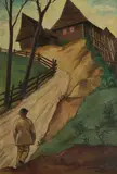Ján Ladvenica, Cestou domov, 1946, Olej na plátne