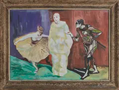František Kudláč, Tváre šťastia, Okolo 1950, Olejová tempera na kartóne