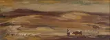 Mária Medvecká, Na pustom poli, 1979, Olej na plátne, preglejke