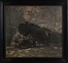 Vilém Kreibich, Rušeň, 1918, Olej na plátne
