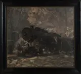 Vilém Kreibich, Rušeň, 1918, Olej na plátne