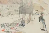 Martin Benka, Námestie v Hodoníne