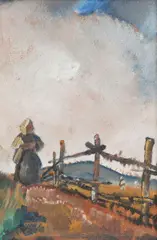 Martin Benka, Čadca, 1936, Olej na kartóne