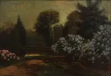 Ferenc Olgyay, V parku, Okolo 1940, Olej na plátne