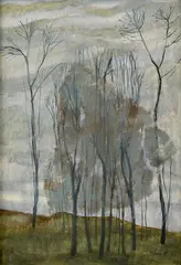 Mária Filová, Krajina I., 1967, Olej na kartóne