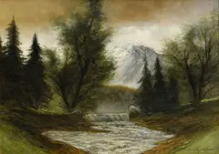 Horský potok by Eugen Szepesi-Kuszka, Okolo 1910, Olej na plátne, sold Dec 2018