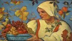 Martin Benka, Dožinky, Okolo 1935 - 38, Olej na kartóne