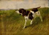 Arthur Heyer, Stavač, Okolo 1920, Olej na plátne