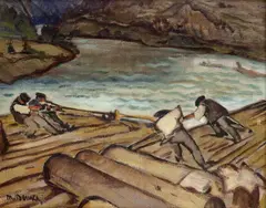 Martin Benka, Pltníci, Okolo 1928, Olej na plátne