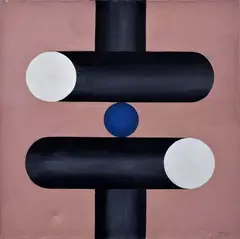 Čihánková Jarmila, Situácia, 1967, Olej na plátne