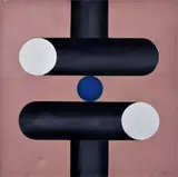 Čihánková Jarmila, Situácia, 1967, Olej na plátne