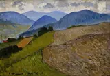 Imro Weiner-Kráľ, Prečinské hory, 1966, Olej na kartóne