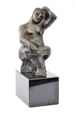 Vincent Hložník, Toaleta, 1946-47, Bronz, mramorový podstavec