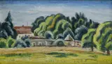 Ernest Zmeták, Krajina, 1965, Olej na plátne