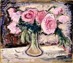 Janko Alexy, Kytica ruží, Okolo 1940-45, Tempera, gvaš na papieri