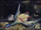 Ladislav Čemický, Zátišie s husou, okolo 1940 - 44, olej na plátne