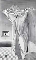 Ladislav Guderna, Duch, 1970, Ceruza na papieri