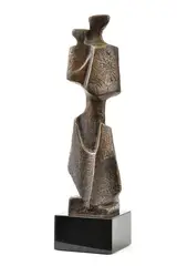 Anton Čutek, Matka s dieťaťom, Neskoršia edícia, Bronz, žulový podstavec