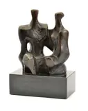 Anton Čutek, Dvaja, Neskoršia edícia, Bronz, žulový podstavec