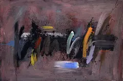 Ján Hlavatý, Let, 1988, Olej na plátne