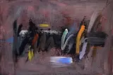 Ján Hlavatý, Let, 1988, Olej na plátne