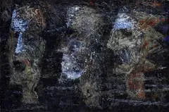 Stanislav Filko, Bez názvu, 1963, Olej na plátne