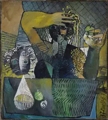Daniel Brunovský, Milenci, 1980, Olej na plátne