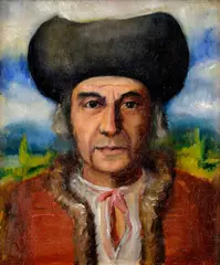 Ladislav Grnáč, Muž z Terchovej, Okolo 1940, Olej na kartóne