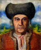 Ladislav Grnáč, Muž z Terchovej, Okolo 1940, Olej na kartóne
