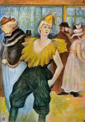 František Zvarík, Moulin Rouge: Cha - U - Kao (podľa Toulouse - Lautreca), Okolo 1985, Pastel na papieri