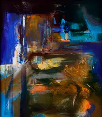 Miloš Vanko, Nočné blues, 2006, Akryl na plátne