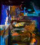 Miloš Vanko, Nočné blues, 2006, Akryl na plátne