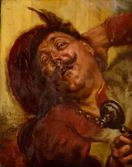 Gyula Stetka, Pijan, 1921, Olej na plátne