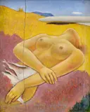 Imro Weiner-Kráľ, Akt (Na lúke), 1968, Olej na plátne