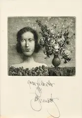 PF 1981 by Albín Brunovský, 1980, Lept na papieri, sold Jun 2018
