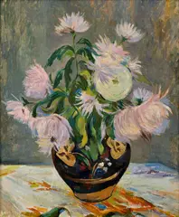 Jozef Ilečko, Kvety, 1948, Olejová tempera na plátne