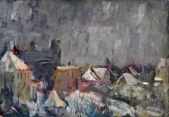 Július Lörincz, Bratislava I., Okolo 1960, Olej na plátne