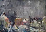 Július Lörincz, Bratislava I., Okolo 1960, Olej na plátne