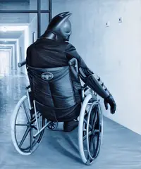 Róbert Bielik, Batman, 2008, Akryl na plátne