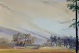 Edmund Gwerk, Hmlisté ráno, Okolo 1923, Pastel na papieri