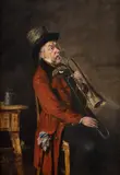 Hermann Armin Kern, Muzikant, Okolo 1900, Olej na dreve