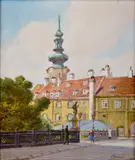 Vojtech Marx, Michalská veža v Bratislave, Okolo 1900, Olej na plátne