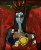 František Kudláč, Kacírka, 1969, Olej na plátne