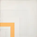 Eduard Antal, Kompozícia s oranžovou, 1969, Kombinácia techník na sololite