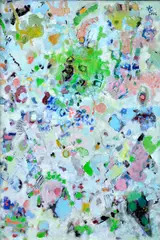 Rozkvitnutý sad by Viera Kraicová, 2006, Olej na plátne, sold Dec 2017
