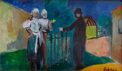 Ján Želibský, Ktorá?, Okolo 1945 - 48, Olejová tempera na preglejke
