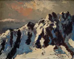 Karol Polónyi, Tatry, Okolo 1930, Olej na lepenke