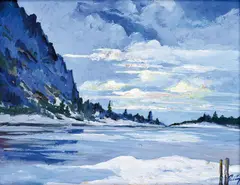 Karol Polónyi, Odmäk, Okolo 1935, Olej na kartóne